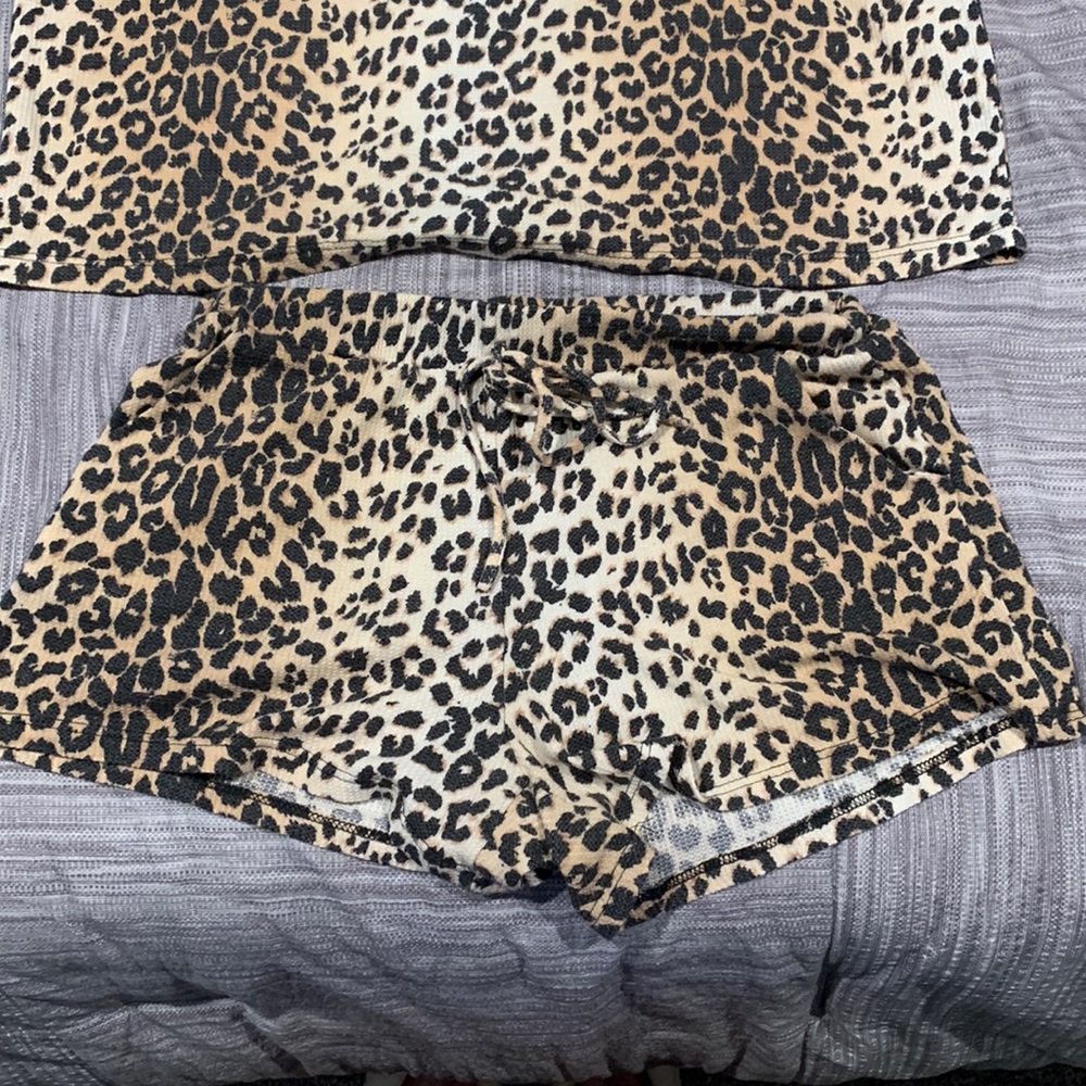 Leopard Print Pajamas